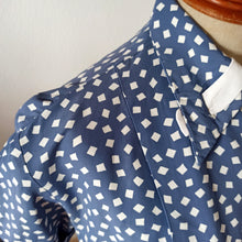 Charger l'image dans la galerie, 1950s - Adorable Sage Blue Rayon Blouse Jacket