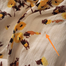 Charger l'image dans la galerie, 1950s - Delicious Autumn Floral Print Cotton Dress - W31 (78cm)