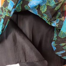 Charger l'image dans la galerie, 1950s 1960s - Stunning Roseprint Organza Dress - W25 (64cm)