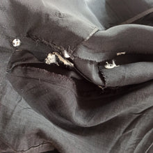 Cargar imagen en el visor de la galería, 1940s - Exquisite Couture Black Silk Crepe Jacket - W30 (76cm)