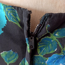 Charger l'image dans la galerie, 1950s 1960s - Stunning Roseprint Organza Dress - W25 (64cm)