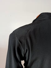 Cargar imagen en el visor de la galería, 1940s - Exquisite Couture Black Silk Crepe Jacket - W30 (76cm)