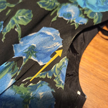 Charger l'image dans la galerie, 1950s 1960s - Stunning Roseprint Organza Dress - W25 (64cm)