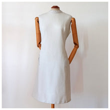 Load image into Gallery viewer, 1960s - Fabulous Silver Lurex Beaded Dress - W32 (82cm)