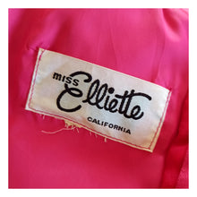 Carica l'immagine nel visualizzatore di Gallery, 1960s - MISS ELLIET, California - Stunning Pink Cocktail Dress - W24 (60cm)