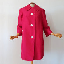 Charger l'image dans la galerie, 1950s 1960s - Splendorous Pink French Couture Coat