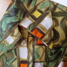 Charger l'image dans la galerie, 1950s - Stunning French Abstract Print Dress - W25 (62cm)