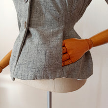 Cargar imagen en el visor de la galería, 1940s - Outstanding Atomic Fleck New Look Jacket - W28.5 (72cm)