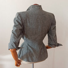Cargar imagen en el visor de la galería, 1940s - Outstanding Atomic Fleck New Look Jacket - W28.5 (72cm)