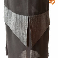 Load image into Gallery viewer, 1930s - Superb Black Textured Crepe Dress - W32 (82cm)