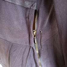 Carica l'immagine nel visualizzatore di Gallery, 1940s - Elegant German Deep Blue Crepe Dress - W27.5 (70cm)