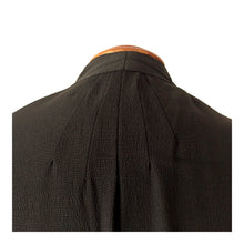 Load image into Gallery viewer, 1930s 1940s - Elegant Black Belted Rayon Crepe Dress - W39 (100cm)