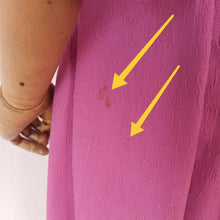 Cargar imagen en el visor de la galería, 1940s - Gorgeous Pink Textured Crepe Dress - W28 (72cm)