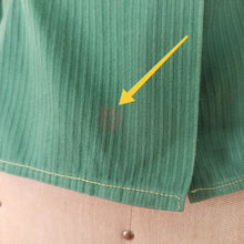 Charger l'image dans la galerie, 1940s 1950s - Gorgeous Green Cotton Blouse - W34 (88cm)