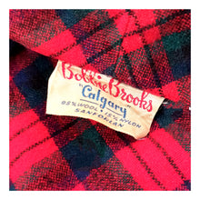 Charger l'image dans la galerie, 1940s 1950s - BOBBIE BROOKS, USA - Shoulder Pads Wool Plaid Jacket - W32 (82cm)