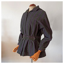 Charger l'image dans la galerie, 1950s - Fabulous Reversible Purple Hooded Gab Jacket