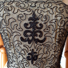 Charger l'image dans la galerie, 1940s - Exquisite Glamorous Satin Bolero Dress - W27 (68cm)