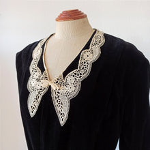 Load image into Gallery viewer, 1930s - Superb Black Velvet Dress - W37 (94cm)