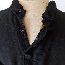Load image into Gallery viewer, 1930s - Superb Elegant Black Silk Crepe Belted Dress - W31 (80cm)