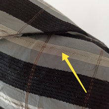 Charger l'image dans la galerie, 1940s 1950s - Stunning Grey Black Satin Lurex Dress - W31 (78.5cm)