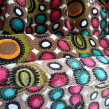 Charger l'image dans la galerie, 1950s 1960s - Colorful Abstract Cotton Dress - W30 (76cm)