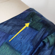 Charger l'image dans la galerie, 1950s 1960s - Stunning Abstract Cotton Silk Dress - W30 (76cm)