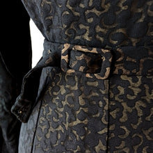 Cargar imagen en el visor de la galería, 1940s - DEROFA, Netherlands - Superb Black Organza Dress - W36 (92cm)