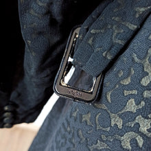 Cargar imagen en el visor de la galería, 1940s - DEROFA, Netherlands - Superb Black Organza Dress - W36 (92cm)