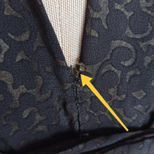 Cargar imagen en el visor de la galería, 1940s - DEROFA, Netherlands - Superb Black Organza Dress - W36 (92cm)