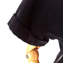 Charger l'image dans la galerie, 1940s 1950s - Superb Black Velvet Dress - W29 (74cm)