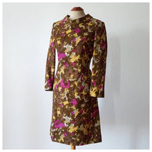 Load image into Gallery viewer, 1960s - Fabulous Abstract Wool Dress - W32 (82cm)