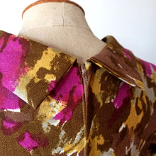 Load image into Gallery viewer, 1960s - Fabulous Abstract Wool Dress - W32 (82cm)