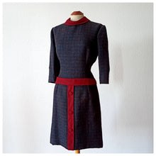 Charger l'image dans la galerie, 1960s - Gorgeous Flecked Wool Dress - W30 (76cm)