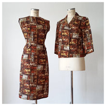 Charger l'image dans la galerie, 1960s - Stunning Novelty Satin Dress Jacket - W30 (76cm)