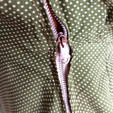 Charger l'image dans la galerie, 1940s - Gorgeous Green Dotted Rayon Dress - W25 (64cm)