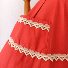 Load image into Gallery viewer, 1950s - ERVASTIL - Adorable Salmon Linen Dress - W25 (64cm)