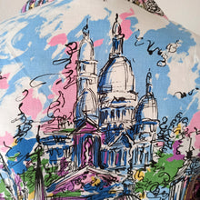 Charger l'image dans la galerie, 1950s - Fabulous Montmatre Novelty Cotton Blouse