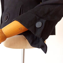 Load image into Gallery viewer, 1940s - AVIGNON, France - Gorgeous Black Wool New Look Jacket - W30 (78cm)