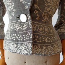 Carica l'immagine nel visualizzatore di Gallery, 1940s 1950s - SUZANNE JESSEL, France - Fabulous New Look Jacket - W29 (74cm)