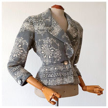 Carica l'immagine nel visualizzatore di Gallery, 1940s 1950s - SUZANNE JESSEL, France - Fabulous New Look Jacket - W29 (74cm)