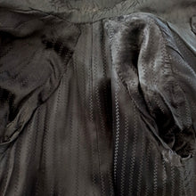 Charger l'image dans la galerie, 1940s 1950s - Stunning Black Lantern Sleeves Opera Coat