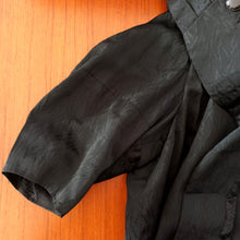 Charger l'image dans la galerie, 1940s 1950s - Stunning Black Lantern Sleeves Opera Coat