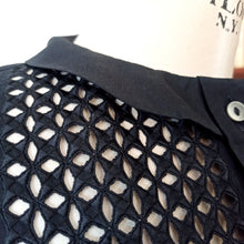 Charger l'image dans la galerie, 1950s 1960s - ERSA, Switzerland - Fabulous See-Through Pannel Blouse - W38 (96cm)