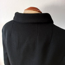Cargar imagen en el visor de la galería, 1950s 1960s - ROSSER, Barcelona - Superb Black Wool Couture Jacket - W36 (92cm)