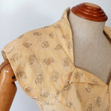 Charger l'image dans la galerie, 1940s 1950s - Stunning Butter Cream Organza Dress - W27 (68cm)