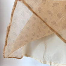 Charger l'image dans la galerie, 1940s 1950s - Stunning Butter Cream Organza Dress - W27 (68cm)