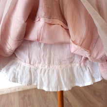 Charger l'image dans la galerie, 1950s - Adorable Antique Pink Organza Dress - W24 (60cm)