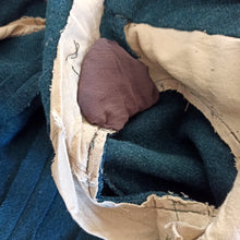 Cargar imagen en el visor de la galería, 1940s - Fabulous Petrol Wool Jacket Cape Set - W27 (68cm)