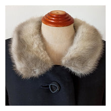 Charger l'image dans la galerie, 1950s 1960s - Gorgeous Black Gab Wool Jacket - W40 (102cm)