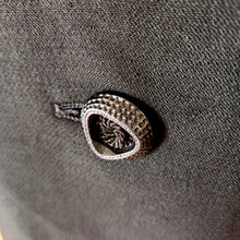 Charger l'image dans la galerie, 1950s 1960s - Gorgeous Black Gab Wool Jacket - W40 (102cm)